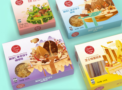烘焙零食產品包裝設計賞析--Bakers Corner